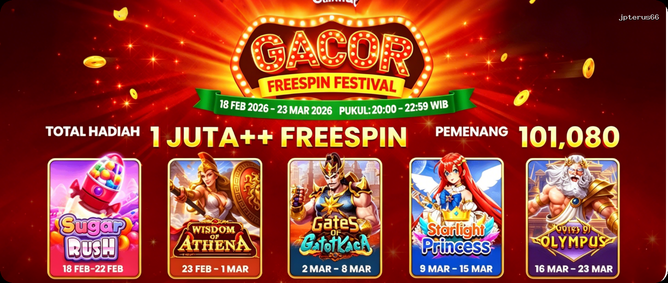Login jpterus66 Sekarang Bonus Melimpah